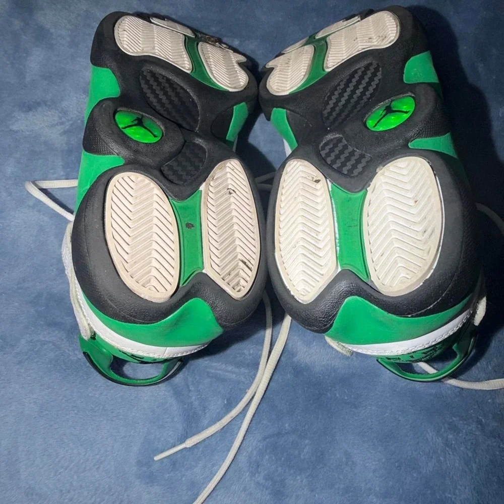 Jordan 6 Rings Men's Shoes in White/Lucky Green/Black size 9